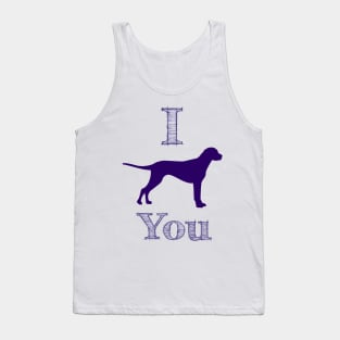 Dog Love Valentine Tank Top